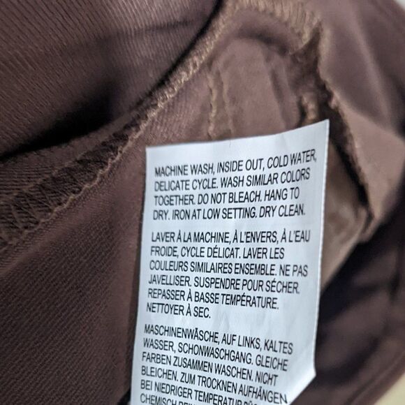 Nwt Addition Elle | Savvy Universal Fit Straight Leg Pant in Brown - Picture 9 of 10